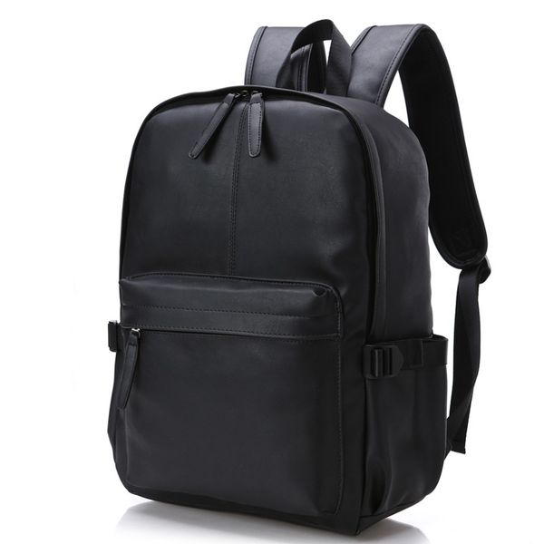

new brand fashion backpack student boy schoolbag outdoors vintage pu backpack travel computer package casual business knapsack