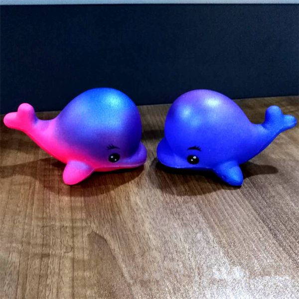 

slow rebound cartoon whale dolphin toy simulation animal toys decompression toys home decoration kid gift t3i0161
