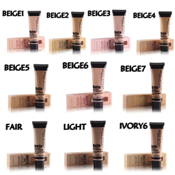 

miss rose brand naked makeup concealer repair nourish cover face makeup liquid foundation professional base makeup