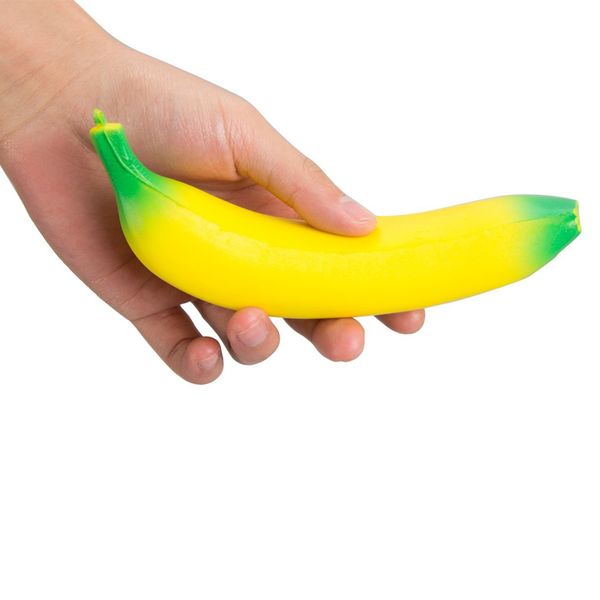 

Jumbo Squishy Toys Banana Slow Rising Cellphone Charms Pendant Kawaii Cute Stress Relieve Squeeze Bread Kids Toys Gift 2018