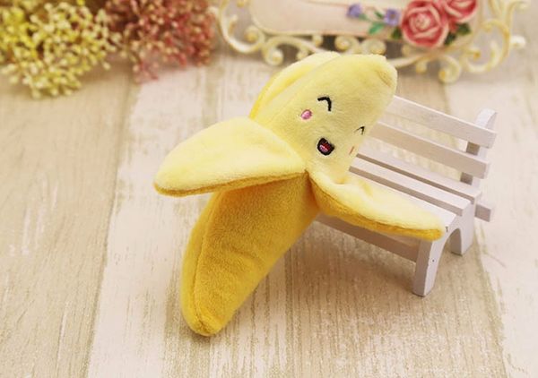

fruit banana toy plush sound connotation bb pet dog cat toy supplies