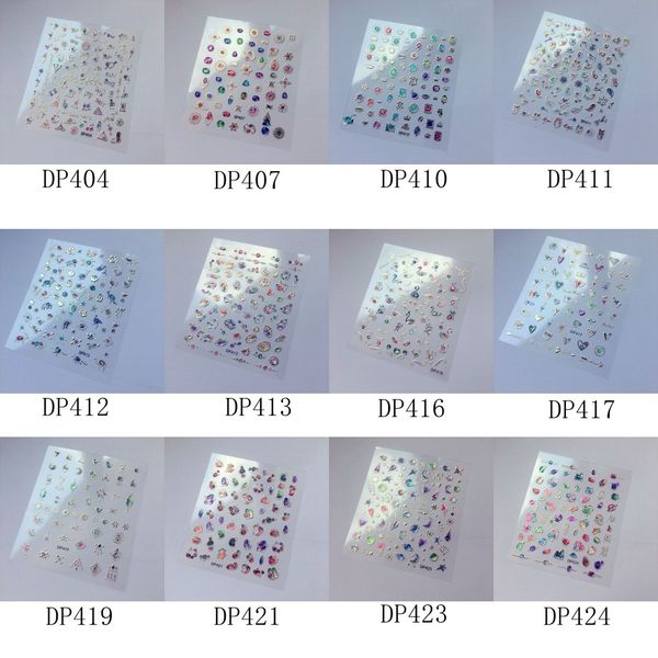 

1pc nail art sticker diamond shape sticker rhinestone dp404-424, Black