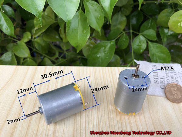 

brand new rounded 24*30mm 280 micro dc motor 6v 14000rpm strong magnet motor carbon brush motor