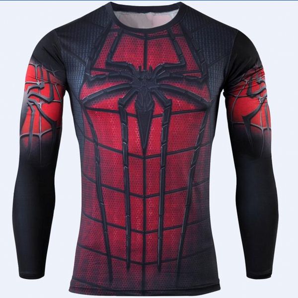 

new // men long sleeve t shirt compression tights fitness t-shirt, White;black