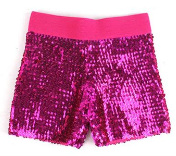 

1pcs/lot woman dancing short lady sequined elastic waist shorts patchwork skinny sequined shorts, White;black