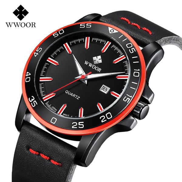 

new wwoor mens watches luminous sport watch army analog date day leather strap clock relogio masculino, Slivery;brown