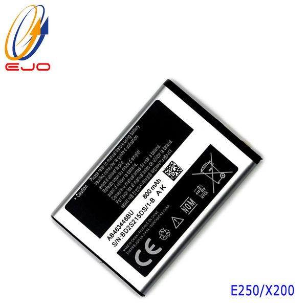 

For am ung e250 battery ab463446bu 800 mah x200 batterie for am ung galaxy x208 replacement battery akku