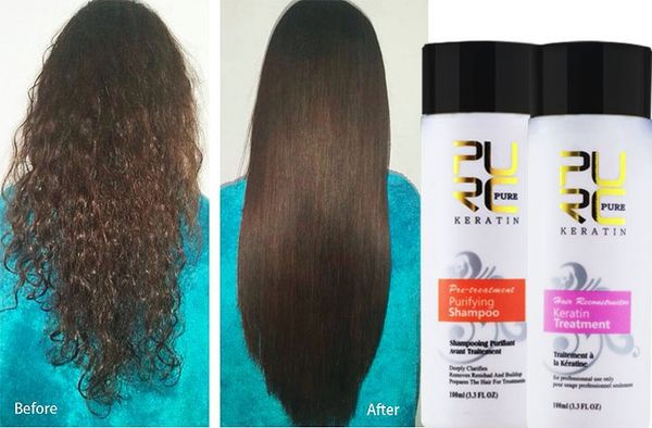 12 Formalin Keratin Hair Treatment And Purifying Shampoo Hair