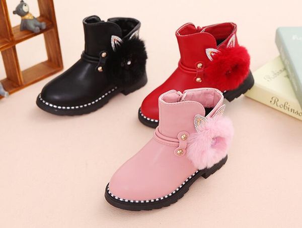 

Популярные новые блестками боковой молнии снегоступы круглая голова плюшевые зи