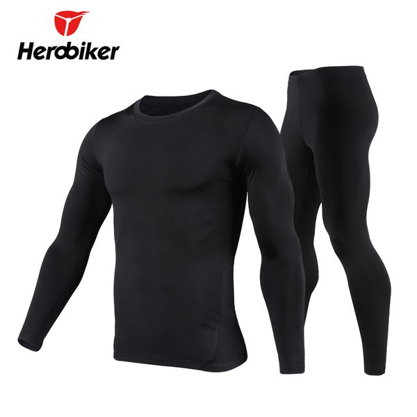 

new men fleece thermal outdoor sport underwear motorcycle skiing winter warm base layers tight long johns shirt motorcycle