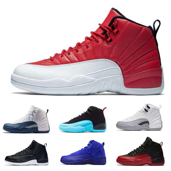 

2018 Classical 12 12s new fashion Shoes Black White The Master Gym Red Taxi Playoffs gamma french blue High quality shoes US 8-13