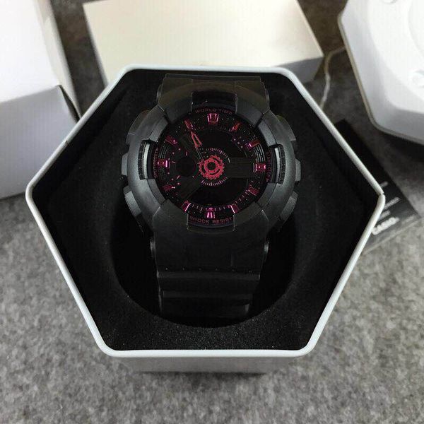 

fashion sports men's watches leisure luminous waterproof men's watches fashion explosion the new sell ba-111-1a, Slivery;brown