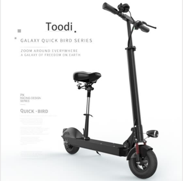 

toodi electric scooter (with seat) delivery from european warehouse td-e101 with ce commuter urban 20-30km portable folding