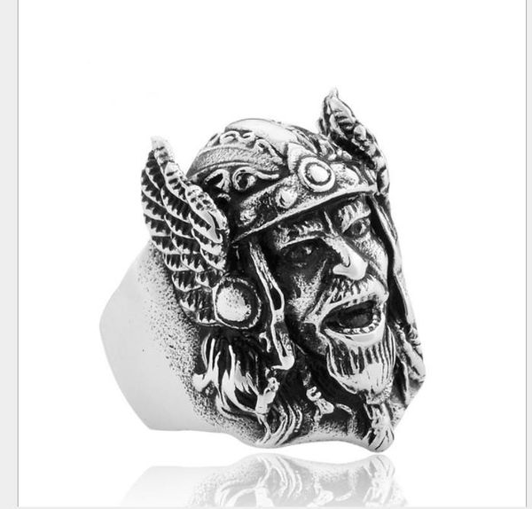 

personality accessories, nordic mask, men's rings, Silver