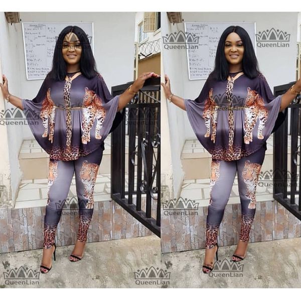 

2018 african fashion suit super size for lady, Red