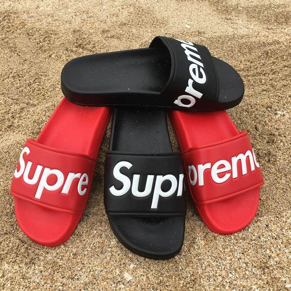 

2018 Новый Стиль Женская Мода D6supreme Хип-Хоп Слайд Сандалии Мужчины Женщины Box Логоти