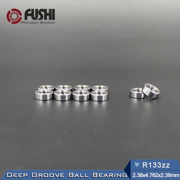 

r133zz bearing abec-1 (100 pcs) 2.38*4.762*2.38 mm deep groove r133zz ball bearings 3/32"x 3/16"x 3/32" inch