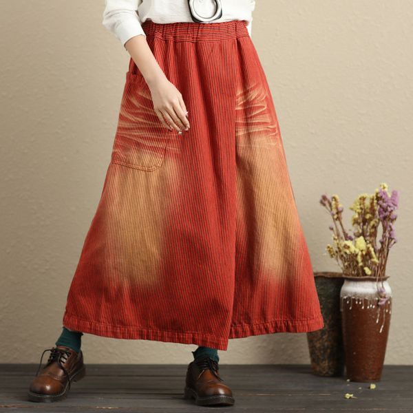 

wide leg denim pants elastic waist baggy jeans ladies hip hop harajuku pantalon boyfriend ankle length skirt trousers g101706, Blue