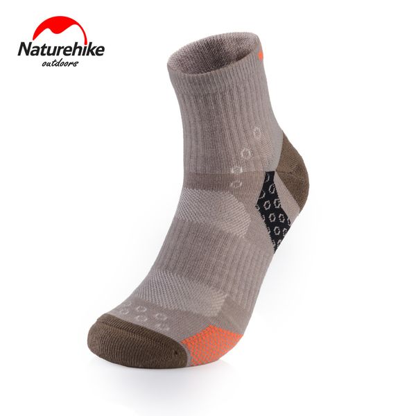 

naturehike factory spring summer thin trekking socks sweat-absorbent breathable quick-drying sports running socks, Black