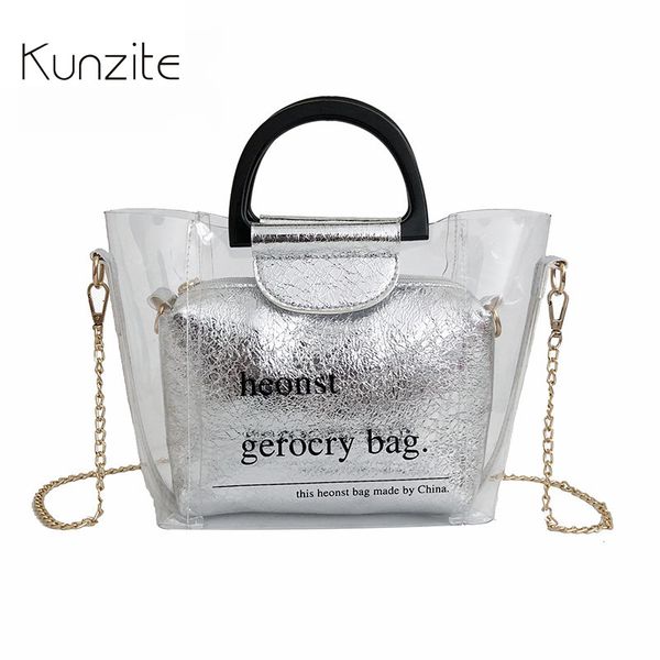 

kunzite mini bags chain ladies shoulder purse and handbags pvc leather messenger bag clutch bags designer women shoulder bag sac