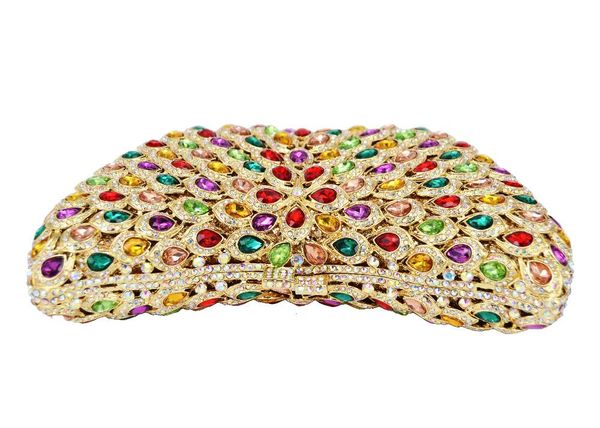 

wholesale- luxury damen clutch evening bags ladies pochette bags crystal diamonds party bag high-grade dinner bag sc108-b