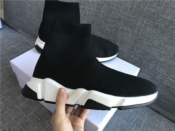 

Mens Sock Shoe Speed Trainer Jogging Shoes With box Sneakers Speed Trainer Socks Race Runners black Shoes Casual Boots Sports Shoes