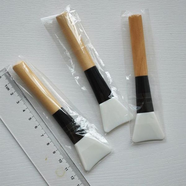 

makeup brushes wood mask brush face mask brush silicone gel diy cosmetic beauty tools fast shipping f924