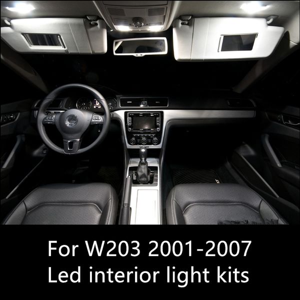Grosshandel Shinman Fehler Free Car Led Innen Karte Dome Tur Lichter Fur Mercedes Benz C Klasse W203 Led Interior Package 2000 2007 Von Molls 23 12