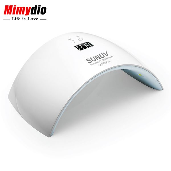 

sun9x plus 36w sunuv nail lamp uv lamp nail dryer for uv gel led gel machine infrared sensor timer set (white color