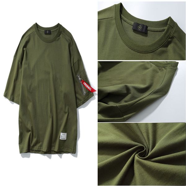 

лето новый мужской шею майка с коротким рукавом мода личность свободного покроя тенденция половина рукавами сплошной цвет кофты, White;black