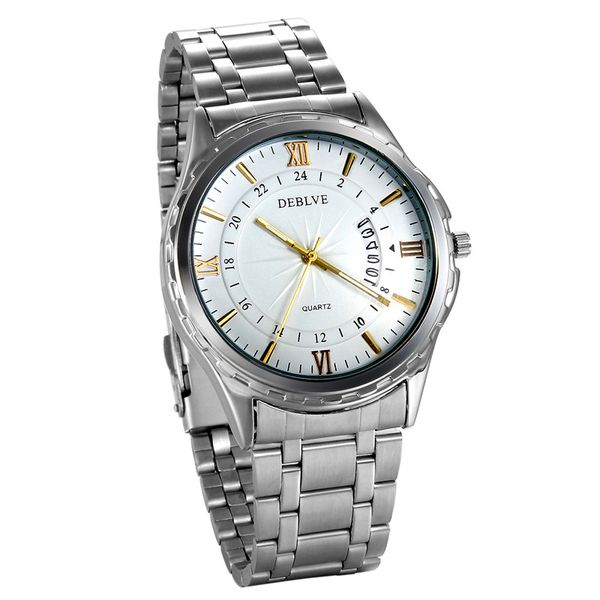 

lancardo 2017 switzerland 24h luxury watch men brand quartz stainless wristwatches complete calendar guarantee bayan kol saati, Slivery;brown