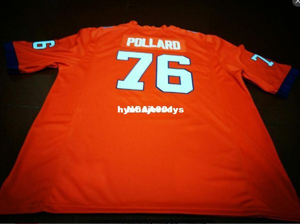 

men clemson tigers #76 sean pollard orange white college jersey or custom any name or number jersey, Black;red