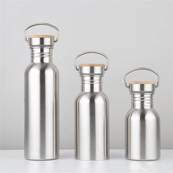 

stainless steel water bottle convenient kettle outdoor fitness sport cup insulation cold retaining non toxic for drinking 12jb3 dd