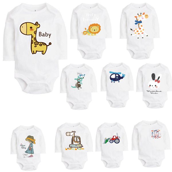 

printed newborn baby rompers short sleeve 12 styles toddler bodysuit infant cotton cute romper 18042602, Blue