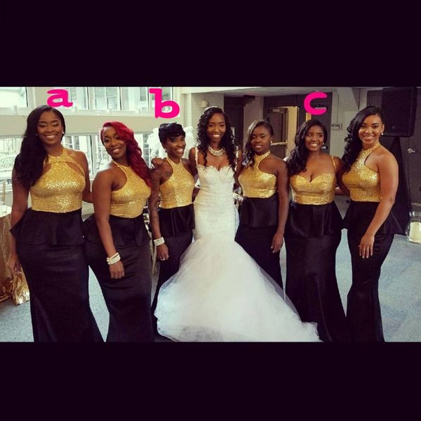 

2018 plus size gold sequined prom wedding guest dress maid of honor dresses robe demoiselle d'honneur pour femme bridesmaid dress, White;pink