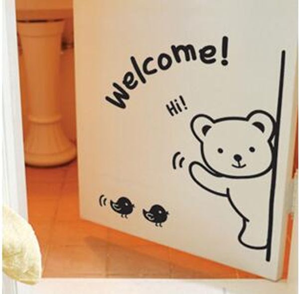 Welcome Sweet Home Sign Wall Decals Removable Stickers Decors Cute