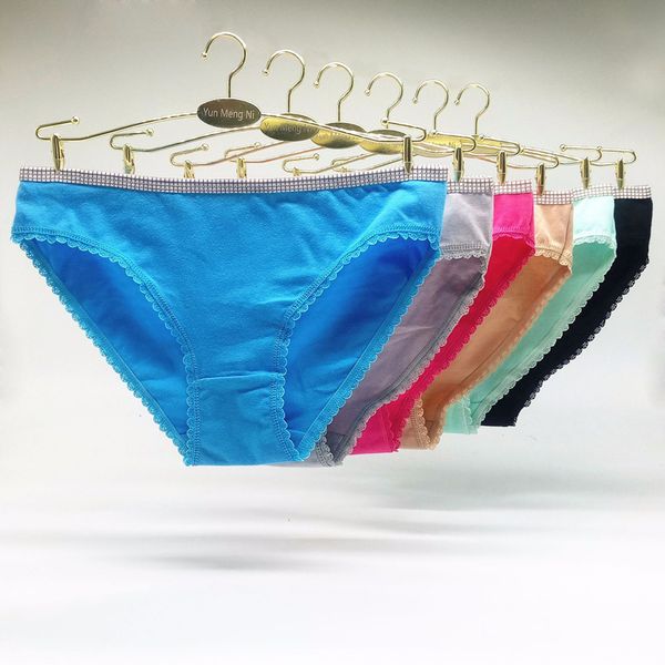

3pcs/pack selling women panties ladies briefs low waist cotton women's briefs, Black;pink