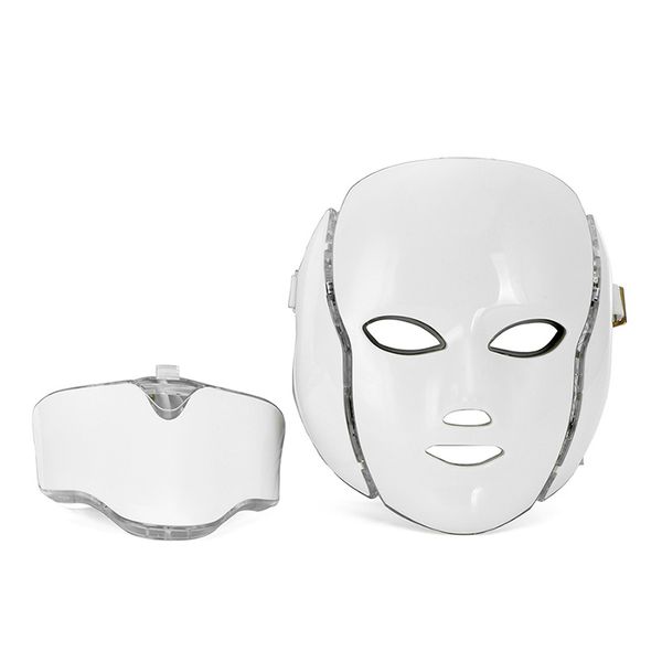 

led face mask skin care 7 led pn light acne treatment machine for skin rejuvenation