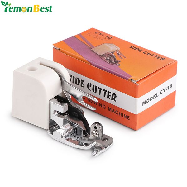 

side cutter presser foot overlock presser feet for sewing machines attachment accessory for all low shank singer janome brother, Black
