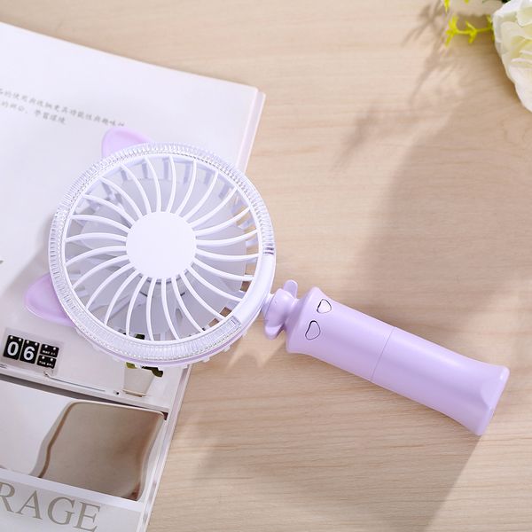 

2018 sweep trending twisted cat night light mini usb fan deskcolorful night light hand usb fan portable battery usb fan