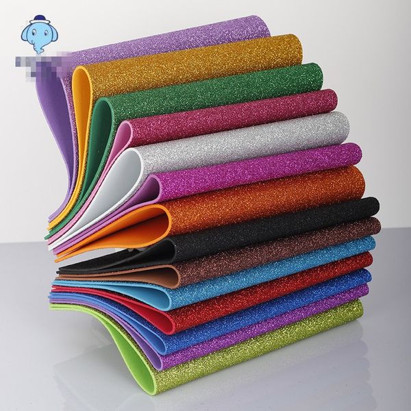 

ent 6pcs /lot 2mm gold pink paper diy handmade foam paper kindergarten decoration size 49*49cm