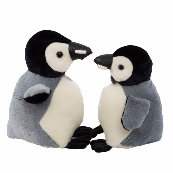 

cute grey penguin doll plush toy valentine's day girl friend children's birthday gift