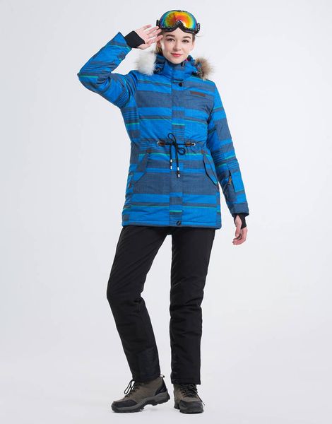 

2018 lanlaka women ski suit mid-length skiing snowboard jacket pant windproof waterproof outdoor sport wear female clothing pant