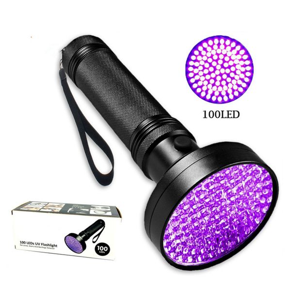 Compre Super Brillante 100led Luz Uv 395 400nm Led Linterna Uv Antorcha Luz Ultravioleta Uv Detección Fluorescente Linterna Luz Violeta Portátil A Compre Super Brillante 100led Luz Uv 395 400nm Led Linterna Uv Antorcha Luz Ultravioleta Uv Detección Fluorescente Linterna Luz Violeta Portátil A