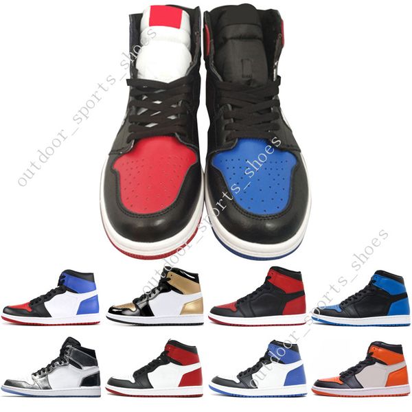 

1s mid og 1 3 mens basketball shoes homage to home banned bred toe chicago royal blue shattered backboard melo wheat men sports sneakers
