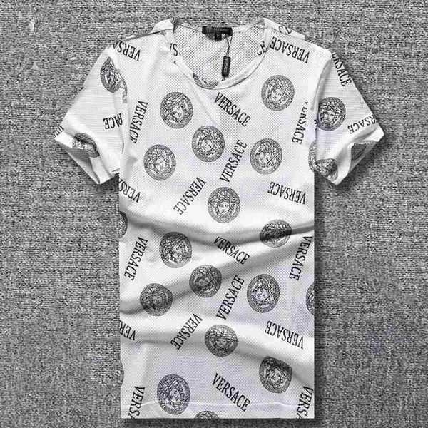 

2018 белая футболка с коротким рукавом D13