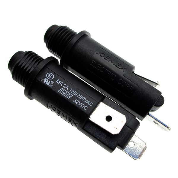 

circuit breakers joemex 2a 125 250vac taiwan overcurrent protector