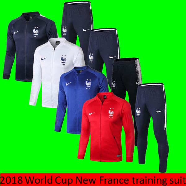 

Fff thai ver ion quality 2018 new two tar french training uit 10mbppe 7 griezmann 18 19 men football jacket track uit uit