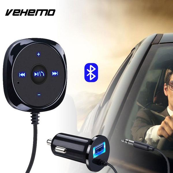 

vehemo dual usb wireless bluetooth receiver stereo bluetooth audio receiver car charger smart automobile