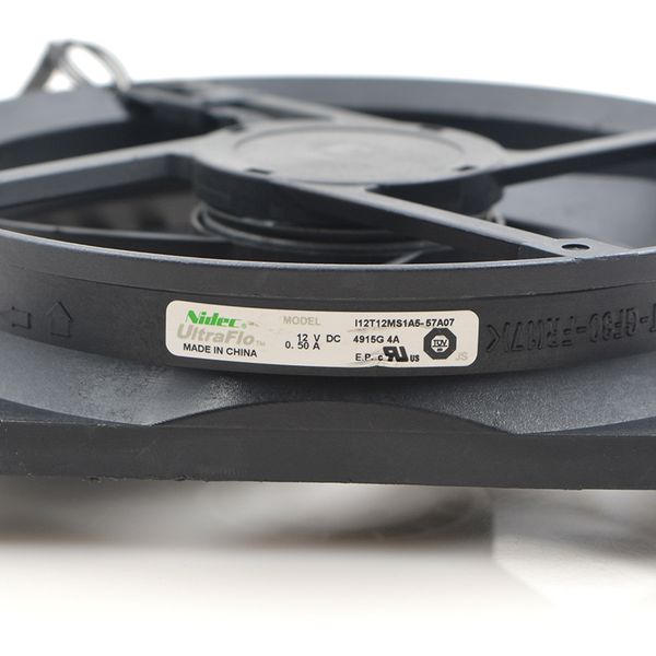 

nidec i12t12ms1a5-57a07 12v 0.50a 4x16g 1a industrial large air volume fan